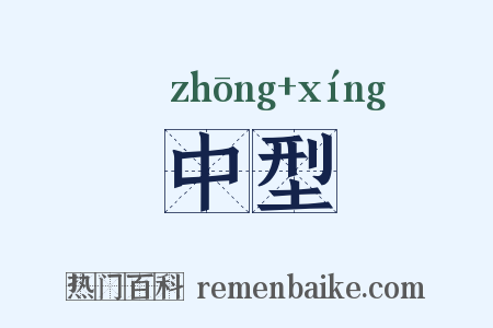 中型是什么意思的图片